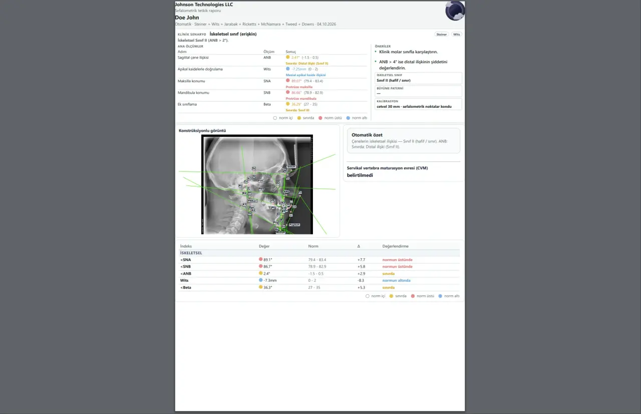 Klinik kimlikli raporlar
